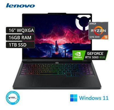 Lenovo Legion Pro 5 16ADR10 (AMD Ryzen 9 8945HX, 16GB, 1TB SSD, RTX 5060 8GB) 83LT000EUS laptop_legion_5_pro_5060 фото