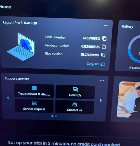 Lenovo Legion Pro 5 16ADR10 (AMD Ryzen 9 8945HX, 16GB, 1TB SSD, RTX 5060 8GB) 83LT000EUS laptop_legion_5_pro_5060 фото