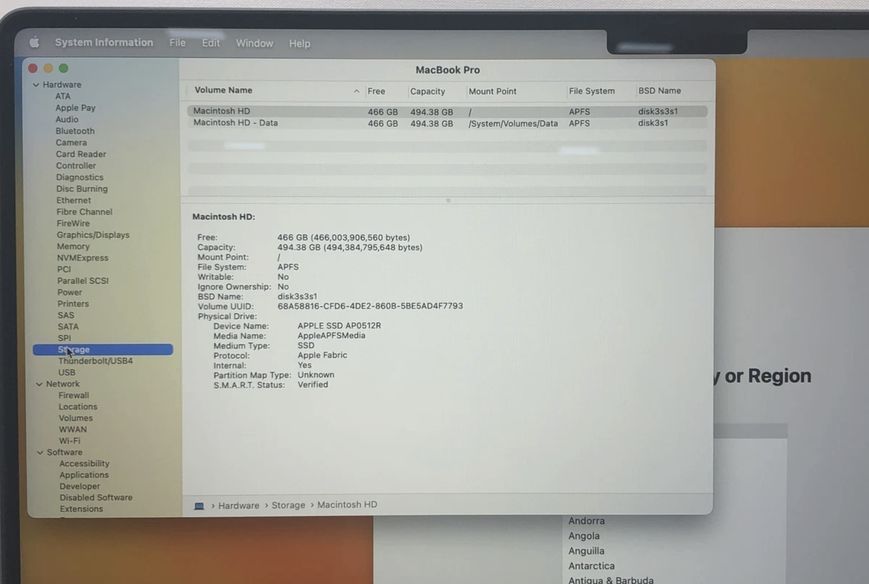 APPLE MacBook Pro 2021 16", Apple M1 Pro Chip, 16 GB RAM, 512 GB SSD laptop_m1_pro_16_512 фото