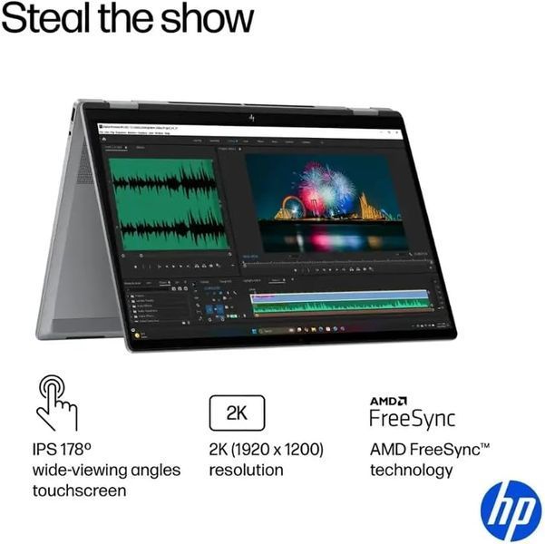 HP OmniBook X Flip 2-in-1 AI (AMD Ryzen AI 5 340, 16GB, 512GB SSD) laptop_hp_omnibook_ryzen_16 фото