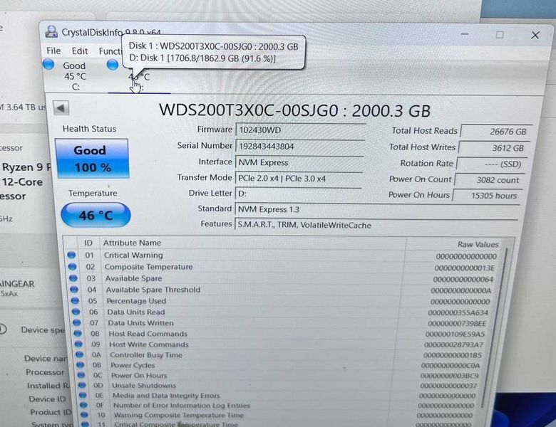 SSD накопичувач WD Black SN750 NVME SSD 2TB (WDS200T3X0C) ssd_wd_sn750_2tb фото