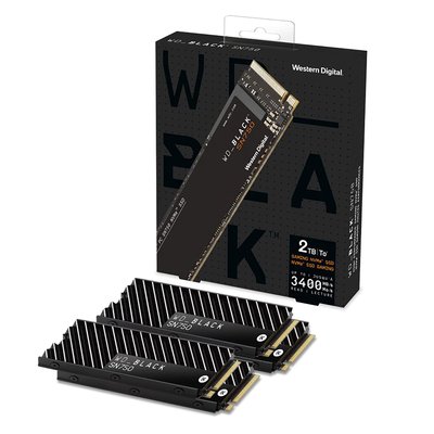 SSD накопичувач WD Black SN750 NVME SSD 2 TB з радіатором (WDS200T3XHC) ssd_00089 фото
