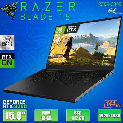 Razer Blade Base 15 (Intel Core i7-10750H, 16GB, 512GB SSD, RTX 3060 6GB) laptop_razer_15_3060 фото