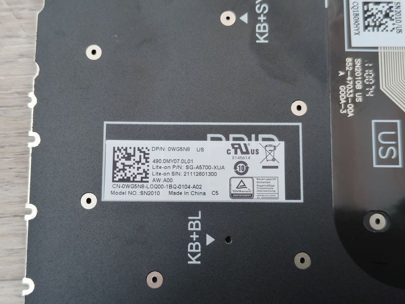 Клавіатура без підсвічування для Dell Latitude 3320 3420(2021,2022) keyboard_00056 фото